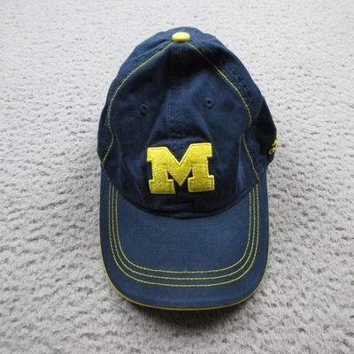 Michigan Wolverines Hat Cap Strpaback Adidias One Fit NCAA Logo - Image 1 of 4