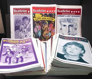 104 issues BEATLEFAN, BEATLES MUSIC FANZINE 1988-2012 solo rock history magazine - Imagen 1 de 5