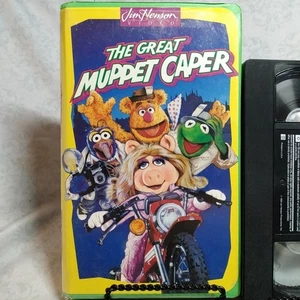 The Great Muppet Caper (VHS-1993) Green Clamshell Jim Henson - Picture 1 of 8