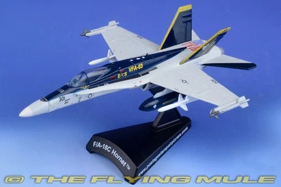 Postage Stamp Planes 1:150 F/A-18C Hornet USN VFA-83 Rampagers AG301 - Image 1 of 4