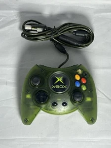 Original Xbox Launch Team *RARE* Translucent Green Duke Controller - Picture 1 of 2