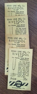 4 Stück Penn Line MFG Co Nietwerkzeug Nr. H-36 NOS - Bild 1 von 2