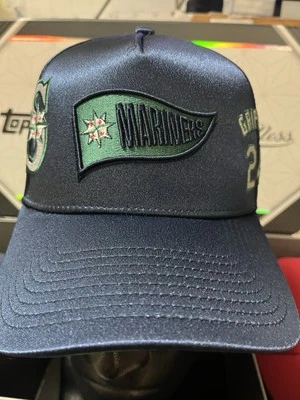 2025 Topps Mitchell Ness Player Chase Serie 2 Ken Griffey Jr Sombrero Marineros Satinado Foto 1 de 4