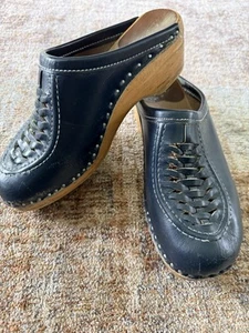 Troentorp Bastad Swedish Clogs Wright Style dunkelblau Größe 36 US 6 Schuhe - Bild 1 von 4