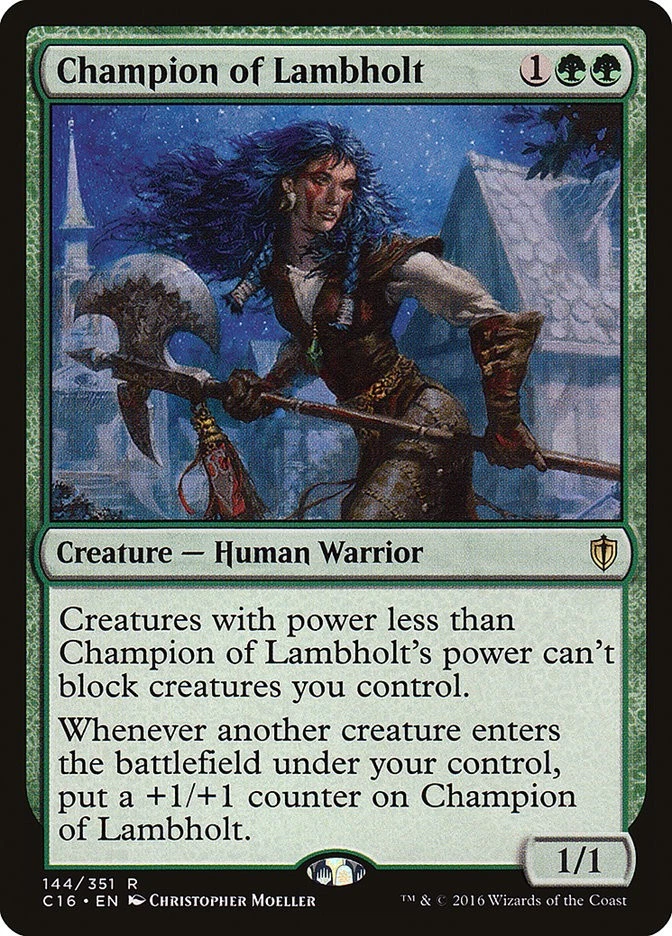 MTG Champion of Lambholt  - Commander 2016 #144 - Image 1 of 1