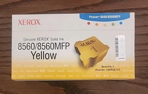 Neu Original Xerox Phaser 8560 gelb solide 108R00725 Tintenpatronen 3 pro Box - Bild 1 von 4