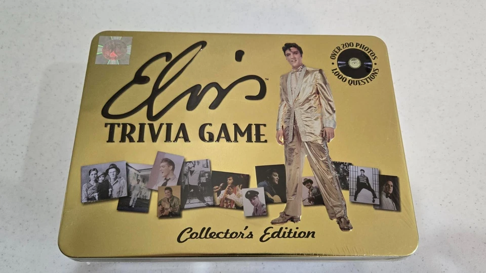 2003 USAopoly Elvis Presley Trivia Game Collectors Edition in Tin