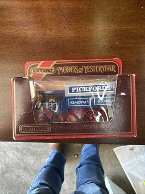 Matchbox Models of Yesteryear Y-27 1922 Foden Steam Lorry 1:72 Pickfords BOXED - Image 1 of 4