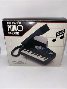 Teléfono de piano de cola Columbia Crusader 1985 de colección caja original sin PN 20 - Imagen 1 de 15