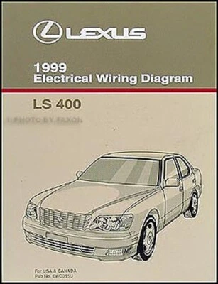 1999 Lexus Ls 400 Diagramma Cablaggi Manuale Nuovo Originale LS400 OEM Elettrico - Immagine 1 di 2