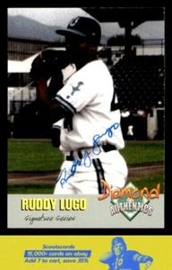 2000  Diamond Authentics Autographs Ruddy Lugo #20 Ogden Raptors - Picture 1 of 2