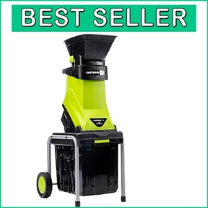 Earthwise 15-Amp Electric Garden Chipper with Collection Bin for Easy Composting - Picture 1 of 11
