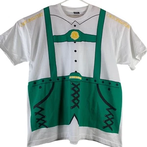 Camiseta de Colección Oktoberfest Lederhosen Talla XXL Disfraz de Halloween Camiseta Gráfica - Imagen 1 de 7