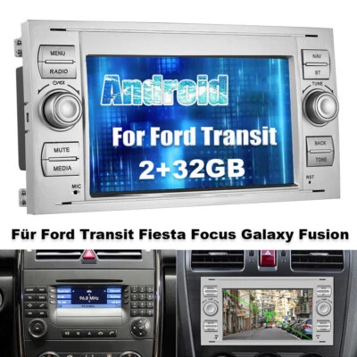 7" Android 12.0 BT GPS Navi Autoradio Für Ford Transit Kuga Fiesta Focus C/S-Max - Bild 1 von 4