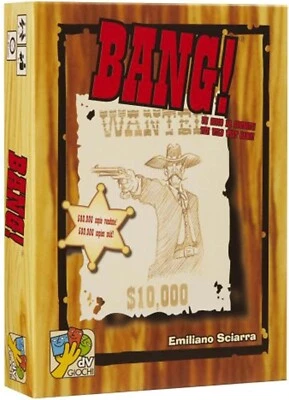 Bang! Wild West 家庭纸牌游戏第四版。 达芬奇游戏基础核 DVG 9100 全新 — 第 1/2 张图片
