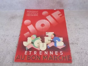 spielzeug und fremde katalog. Au bon Marché, Paris - Dezember 1934 - Bild 1 von 7