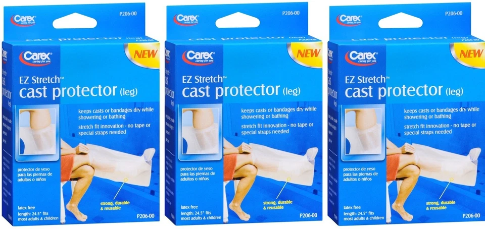 Carex E-Z Stretch Cast Protector, Leg 1ct (3 Pack) - Image 1 of 1