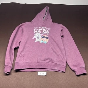 Girls Lincoln Outfitters Hoodie/pullover.( It Just Goat Real). Size Large 14-16  - Picture 1 of 4