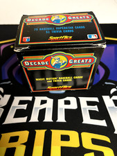 1986 Sportflics Decade Greats complete set Ruth Mantle Mays