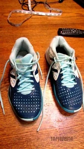 NEW BALANCE - WC996BB2  Tennis Shoes Sea Glass and Deep Water SIZE 9 EUC - Picture 1 of 6