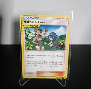 Pokemon TCG Mallow & Lana Sun & Moon - Cosmic Eclipse 198/236 Regular Uncommon - Picture 1 of 1