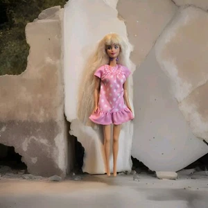 1997 Barbie doll Long Hair Bangs Redress Ooak 4 Ooak EUC C217 - Picture 1 of 11