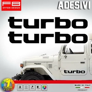 Adesivi Stickers TURBO Fuoristrada Compatibile Nissan Patrol Toyota Land Cruiser - Picture 1 of 1
