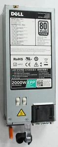D2000E-S2 Dell PowerEdge 2000W EPP 80 Plus Platinum RVRSD Power Supply DPS-2000E - Picture 1 of 4
