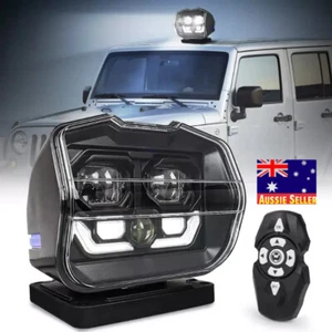 60W Remote Control 360 Degree LED Search Light Lamp Boat Yacht Magnetic Marine - Picture 1 of 12