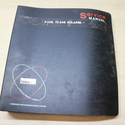 TEREX TS-24 24B Scraper Tractor Repair Shop Service manual book pan bowl motor - Image 1 of 4