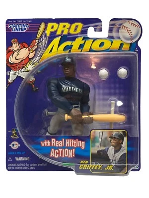 Ken Griffey Jr. 1998 Alineación inicial de béisbol acción profesional nuevo en caja Foto 1 de 4