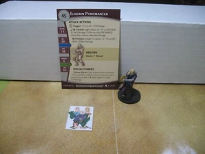 =Dungeons and Dragons GEGEN DIE RIESEN Eladrin Pyromancer 45/60 mit Karte= - Bild 1 von 1
