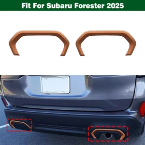 Rear Bumper Fog Light Eyebrow Cover Frame Trims Gold For Subaru Forester 2025 - Bild 1 von 7