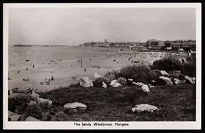 The Sands Westbrook Margate Kent RP Paragon Series Postcard - Picture 1 of 2