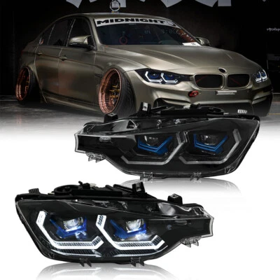 LED Headlights For BMW 3 Series F30 F31 330i 328d 330e 328i 2013-2019 Front Lamp - Image 1 of 4