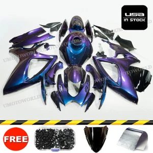 Chameleon Fairing Kit for Suzuki GSXR600/750 2006 2007 Injection Bodywork +Bolts - Picture 1 of 22