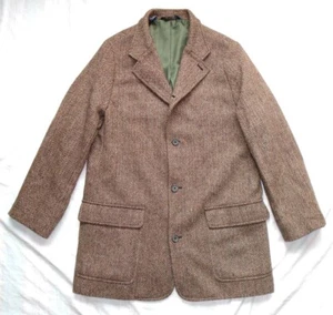 Vintage 90s Abercrombie and Fitch Mens XL Wool Overcoat - Picture 1 of 9