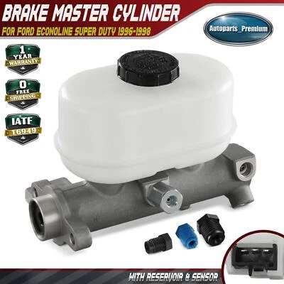 Cilindro maestro de freno con depósito y sensor para Ford Econoline Super Duty 96-98 Foto 1 de 4