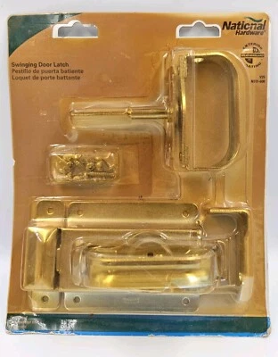 Pestillo de puerta batiente National Hardware N101-600 V25 en 3/8 pulgadas, galvanizado  Foto 1 de 4