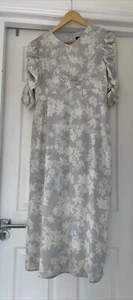 TOPSHOP Size 12 Pastel Maxi Summer Dress with Open Back. Holiday Wedding Party - Picture 1 of 7