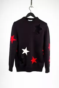 Givenchy Paris Men Sweater AW17 Knit Stars Part Cut-out, Size S/M, S530 - Picture 1 of 6