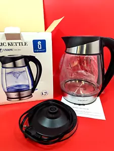 Electric Kettle BPA Free 1500 W Fast Heating Glass Electric Tea Kettle 1.7 L C - Picture 1 of 7