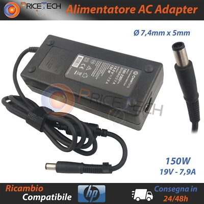 Alimentatore Compatibile HP 150W 19V 7.9A (7,4 x 5)mm per All-in-One Desktop PC - Immagine 1 di 3