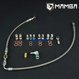 For SUBARU EJ20 EJ25 AVCS Turbo Oil Feed Line / IHI RHF55 VF41 VF43 VF47 VF48 US - Picture 1 of 10