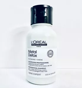 L'OREAL PROFESSIONNEL Metal Detox Shampoo Anti-Metal Cleansing Cream Travel 3.4 - Picture 1 of 2