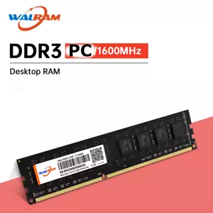 WALRAM 8GB DDR3 1600Mhz PC3-12800 240 Pin U-DIMM Arbeitsspeicher für PC - Bild 1 von 2