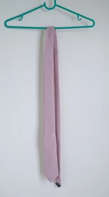 Penquin men's light pink solid polyester necktie - Image 1 of 4