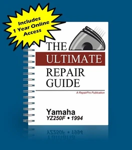 Yamaha YZ250 YZ250F YZ250 F Service Repair Maintenance Shop Book Manual 1994 - Picture 1 of 6