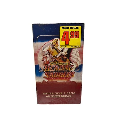 Blazing Saddles VHS 1974 Factory Sealed Warner Home Video New V4 - Image 1 of 3