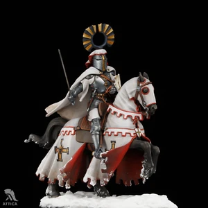 Knight of the Teutonic Order Painted Tin Toy Soldier Miniature Pre-Sale | Art - Picture 1 of 8